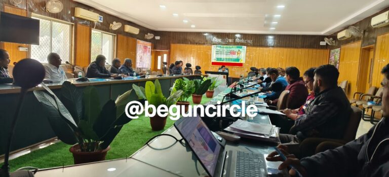 प्रधानमंत्री फसल बीमा योजना अंतर्गत रबी 2024-25 जिला स्तरीय कार्यशाला आयोजित